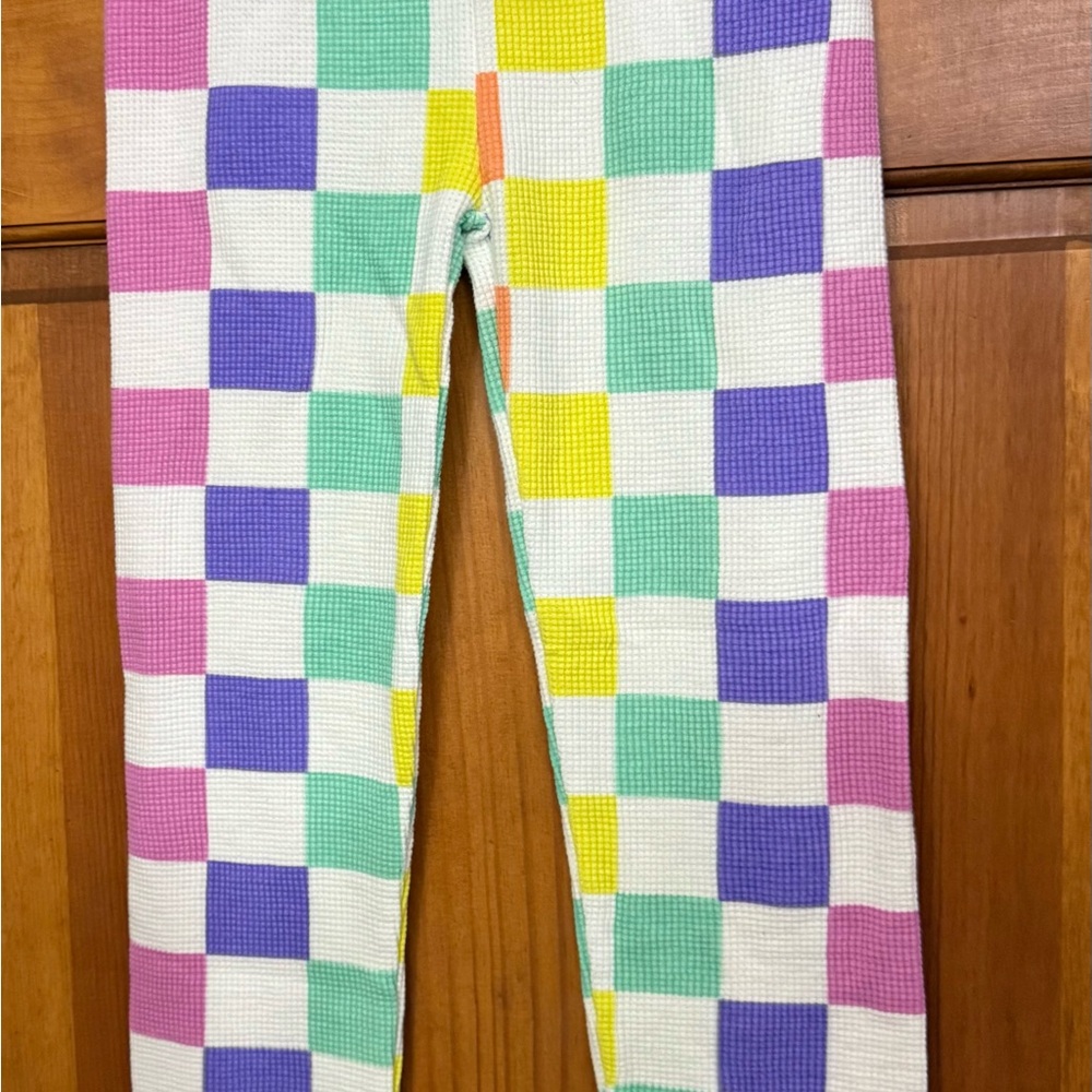 Colorful Checkered Kids Leggings